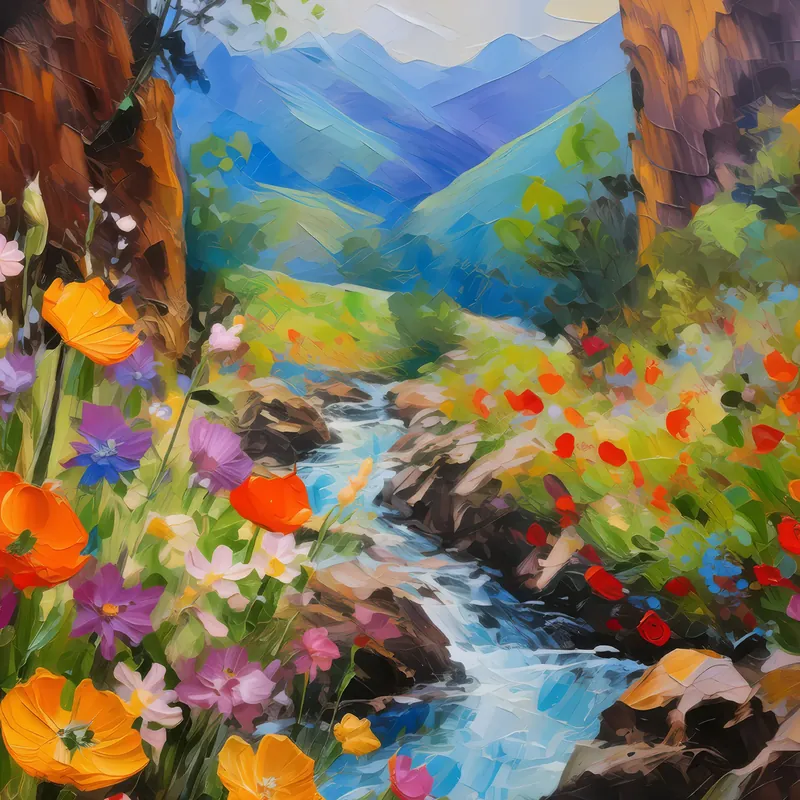 Painting: Hidden Valley Chasm