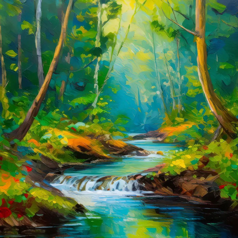 Painting: Jungle Stream’s Serenade