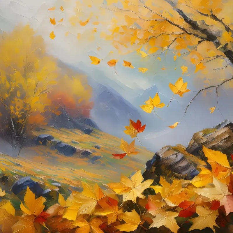 Painting: Knoll Autumn Mist
