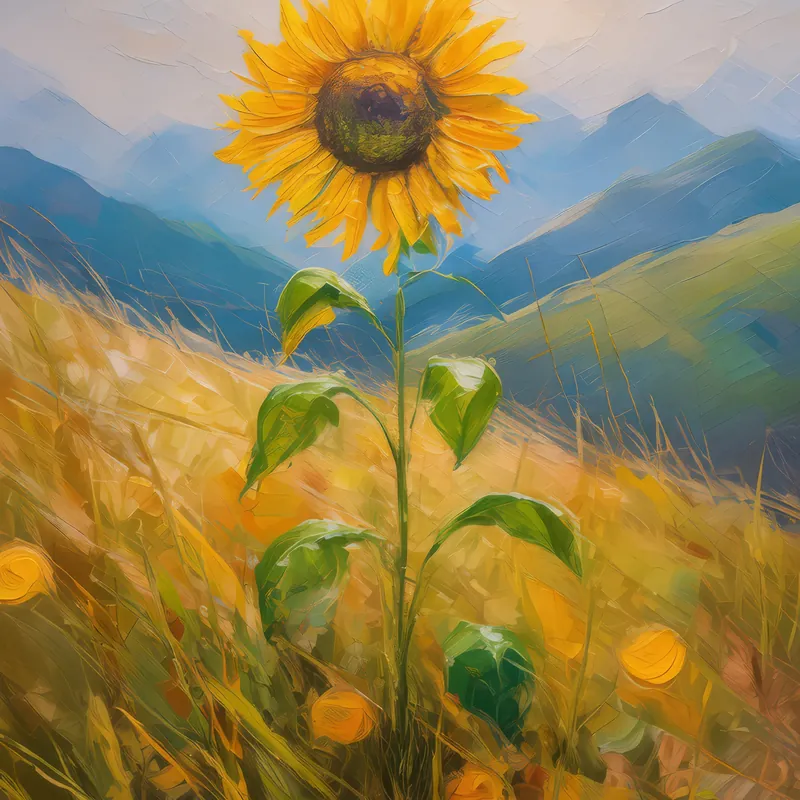 Painting: Knoll Sunflower Surprise