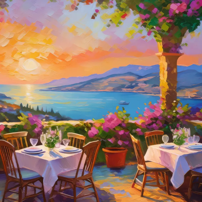 Painting: Mediterranean Terrace