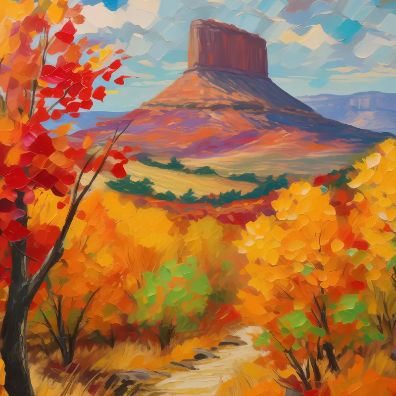 Painting: Mesa in Autumn