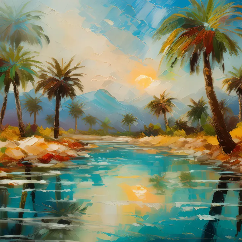 Painting: Oasis Mirage Dream