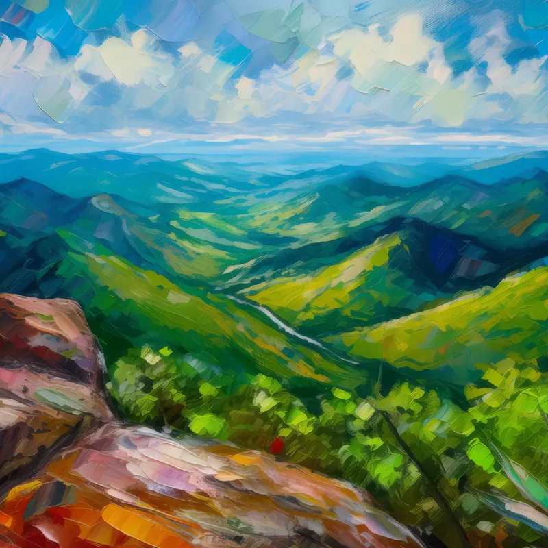 Painting: Overlook from Tropical Heights