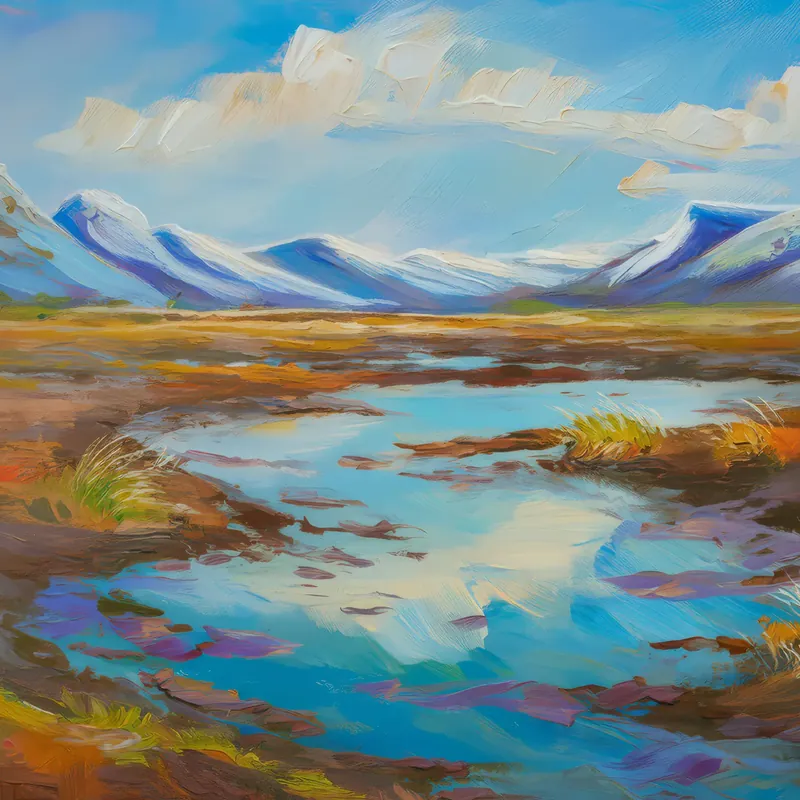 Painting: Permafrost Thawing Effects