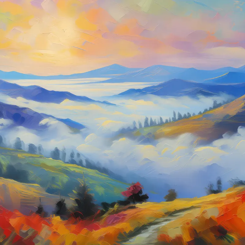 Painting: Plateau Inversion Layer