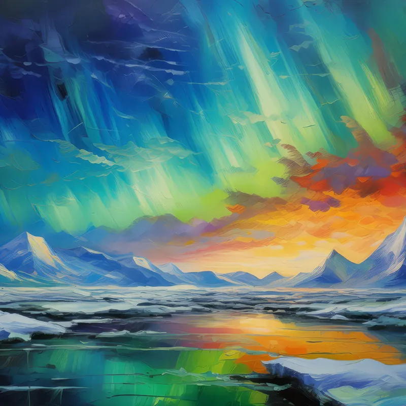 Painting: Polar Aurora