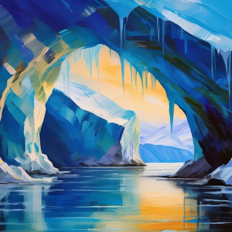 Painting: Polar Ice Cave