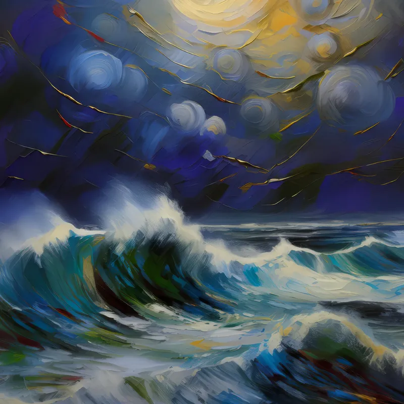 Painting: Polar Stormy Seas