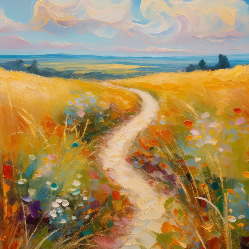 Painting: Prairie Pathway