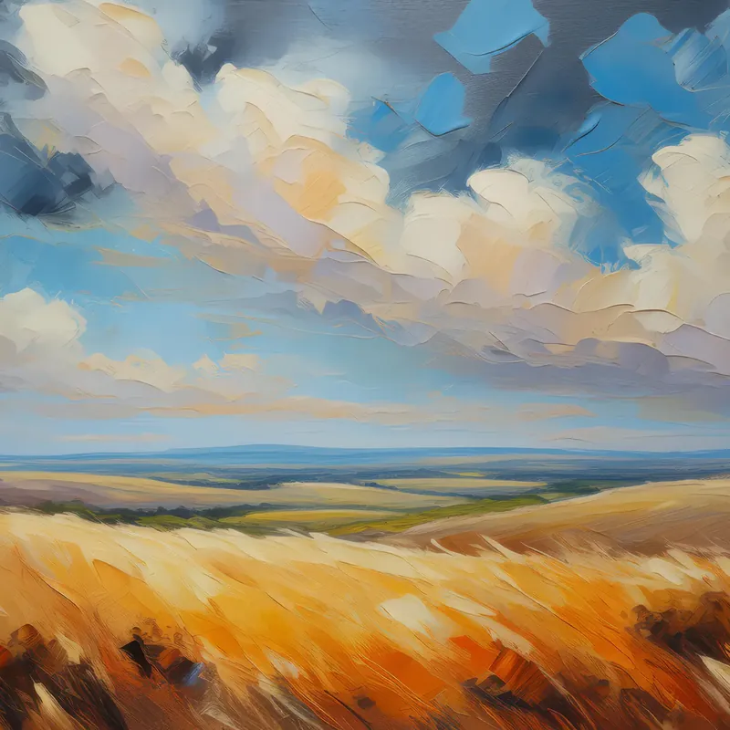 Painting: Prairie Sky