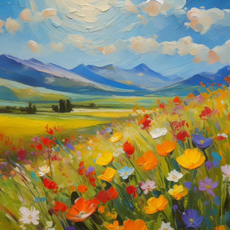 Painting: Prairie in Bloom