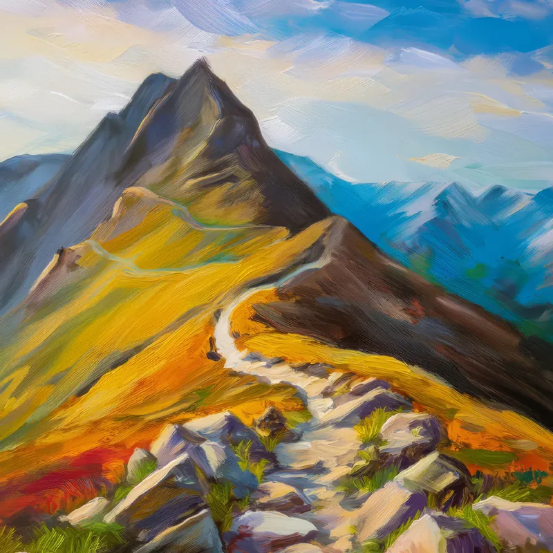 Painting: Rocky Ridge Trail