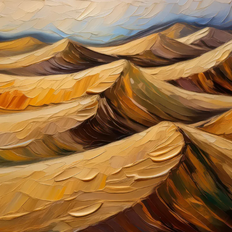 Painting: Sand Patterns