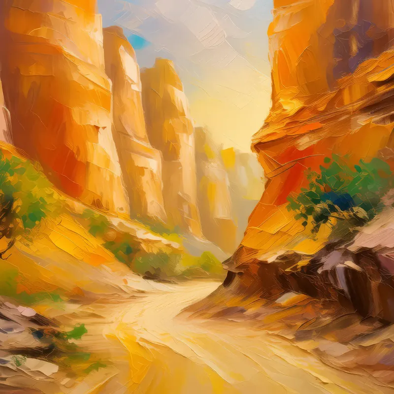 Painting: Sandstone Canyon