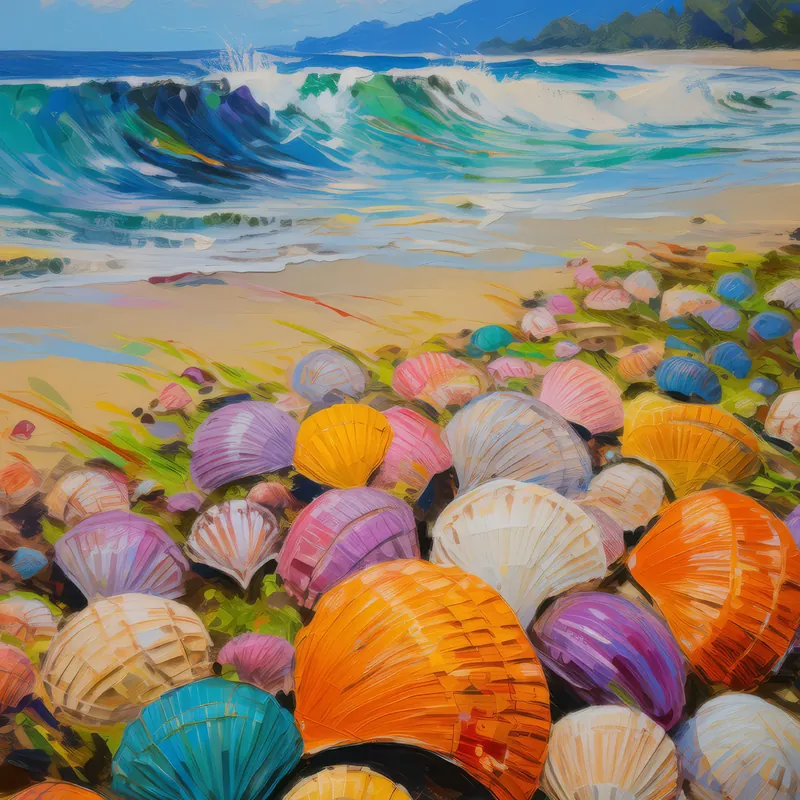 Painting: Seashell Collection