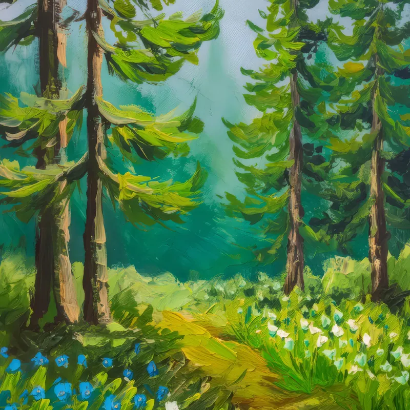 Painting: Spring Boreal Awakening