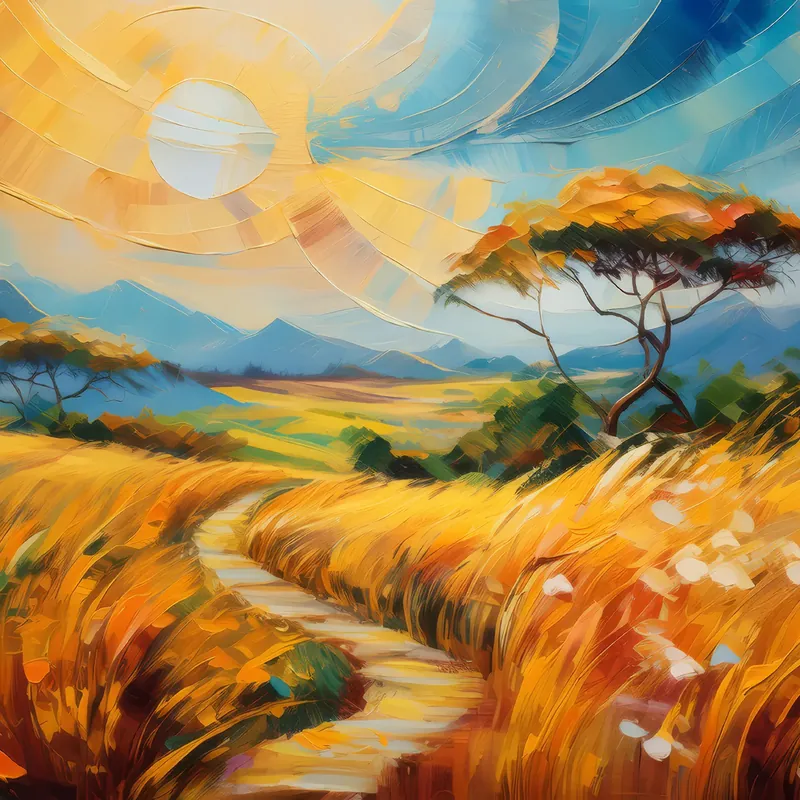 Painting: Steppe Whirlwind Dance