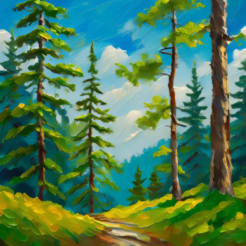 Painting: Summer Boreal Tranquility