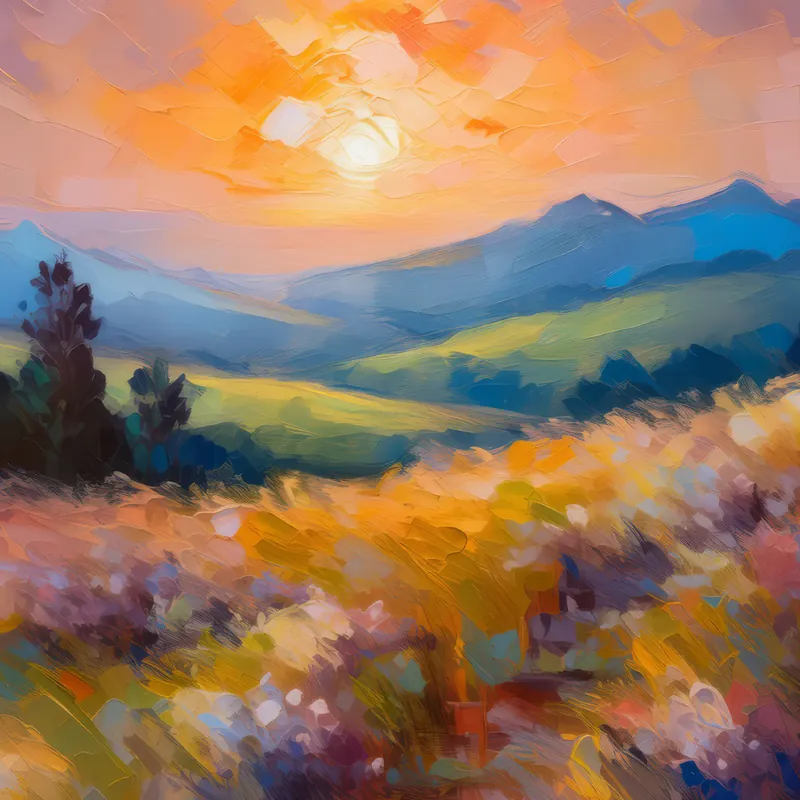 Painting: Temperate Grassland Awakening