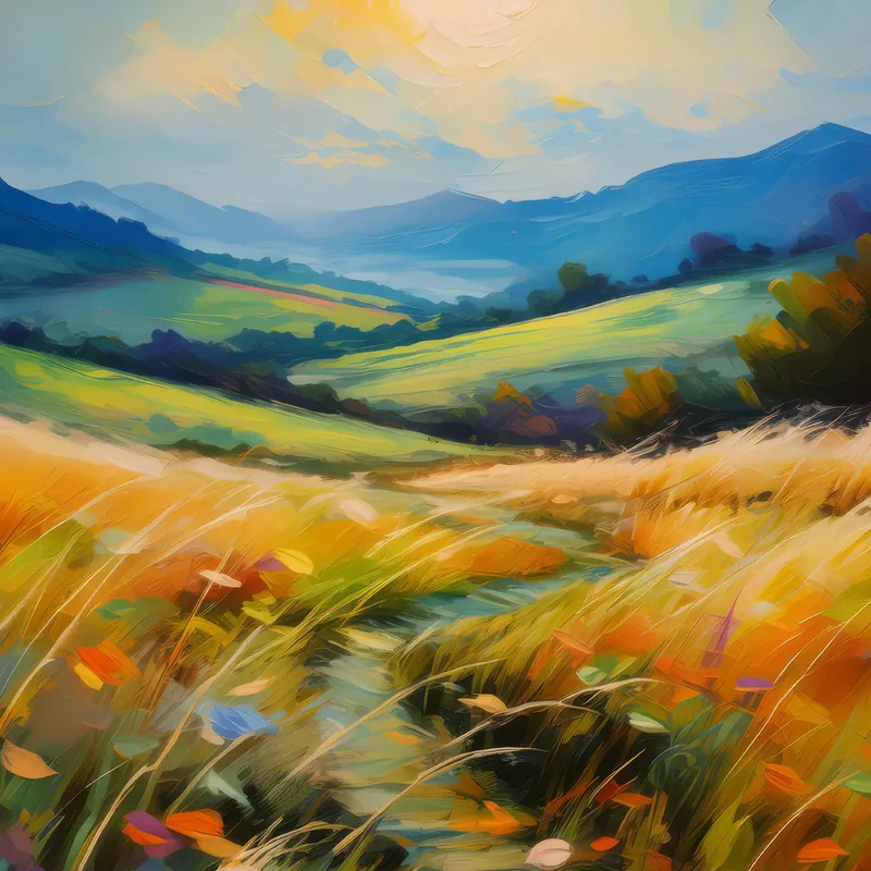 Painting: Temperate Grassland Reverie