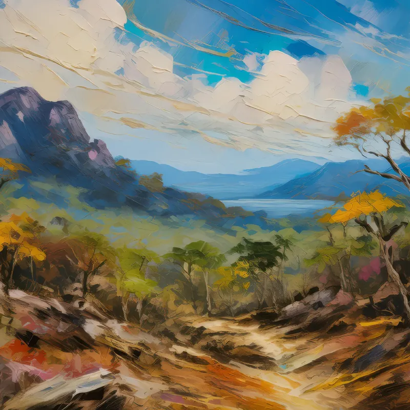 Painting: Tropical Dry Forest Vistas