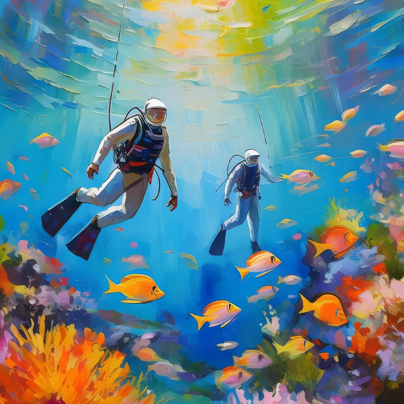 Painting: Underwater Tropical Adventure