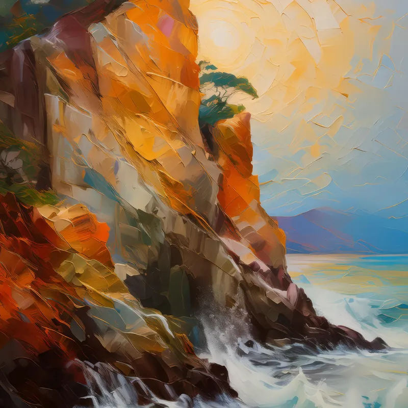 Painting: Whispers of the Wind-Worn Crag