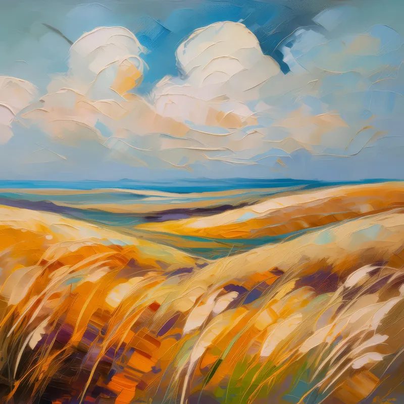Painting: Windy Prairie